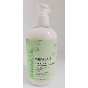 DERMA E Alba Ramos Clean 2-in-1 Curl Conditioner + Co-Wash 12 oz